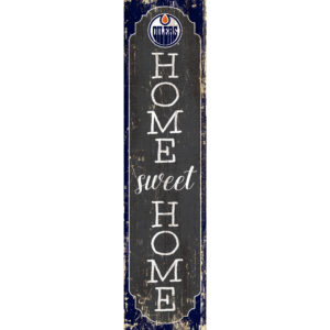 Edmonton Oilers 24" Home Sweet Home Leaner Sign