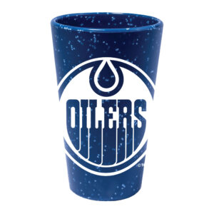 WinCraft Edmonton Oilers 16oz. Team Color Silicone Pint Glass